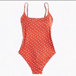 J. Crew Playa Newport Swimsuit Super Scoop Back